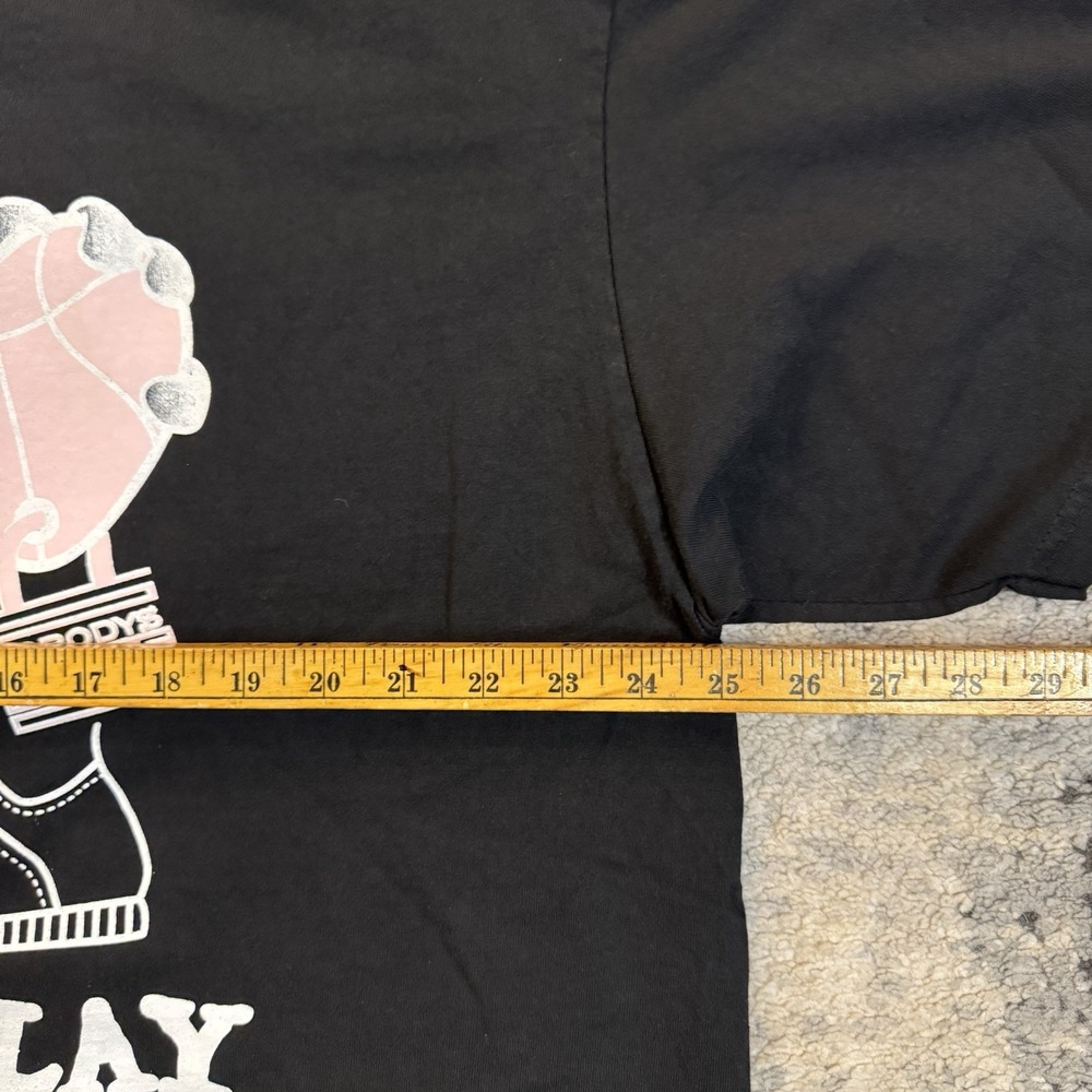 Made Hoops "Don't Play With My Heart" Basketball T-Shirt Black Size XL - Picture 5 of 6